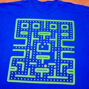 Men's XL Mario Pac-Man T-shirt